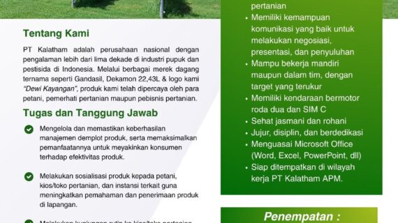 Loker PT Kalatham
