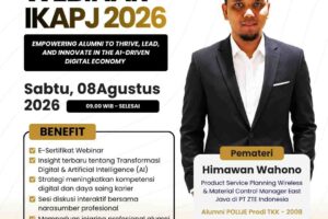 WEBINAR NASIONAL IKAPJ 2026 : Empowering Alumni to Thrive, Lead, and Innovate in the AI-Driven Digital Economy