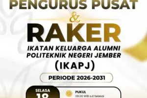 PENGUKUHAN PENGURUS PUSAT & RAKER IKAPJ PERIODE 2026–2031