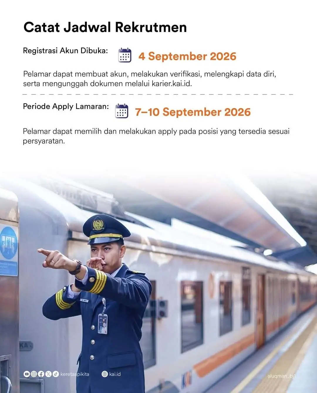 KAI Group Buka Rekrutmen Eksternal 2026Railfriends Rekrutmen Eksternal KAI Group 2026 resmi di 5-100kb